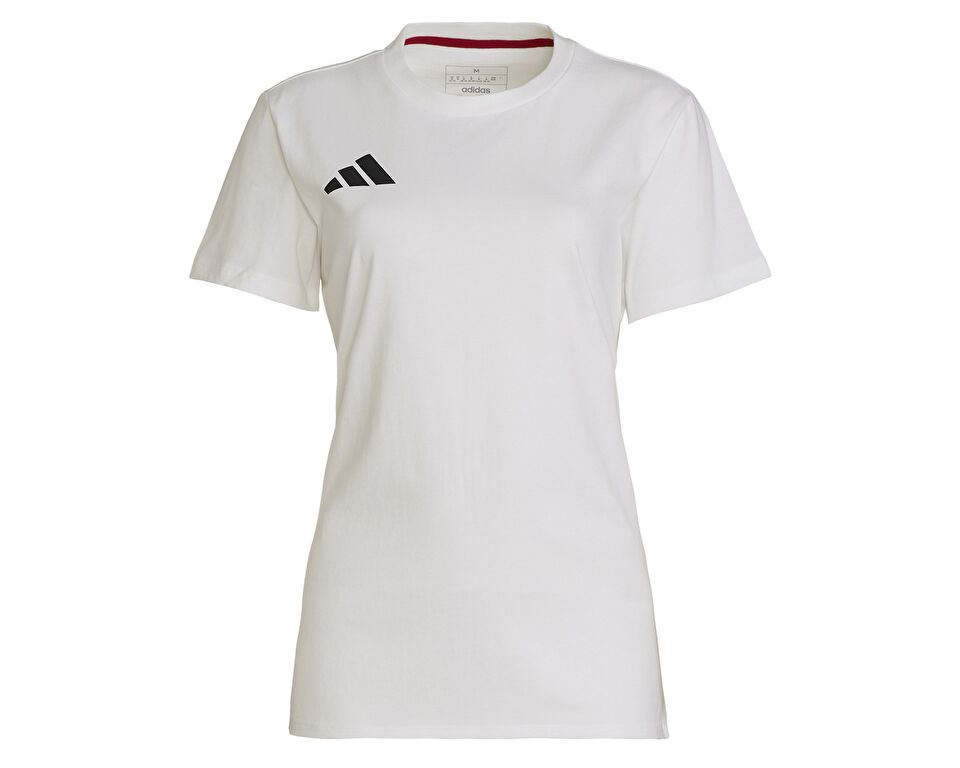 adidas Turkiye Tee C W Türkiye Kadın Antrenman Tişörtü JD8308 Beyaz