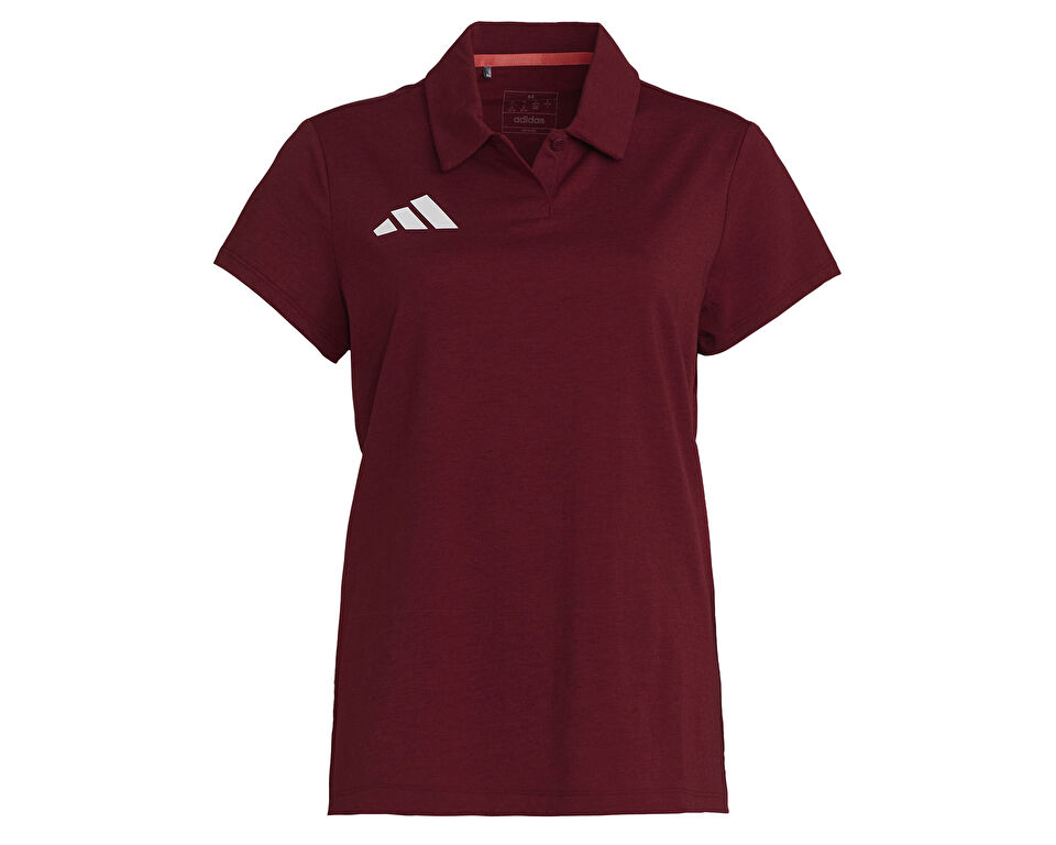 adidas Turkiye Polo W Türkiye Kadın Antrenman Polo Tişörtü JG5702 Kırmızı