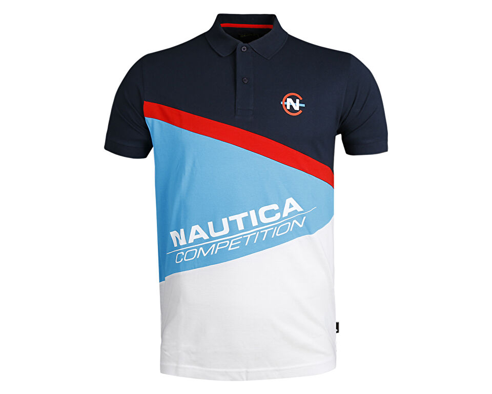 Nautica K25632T.4Nv Erkek Günlük Polo Tişört K25632T.4NV Renkli