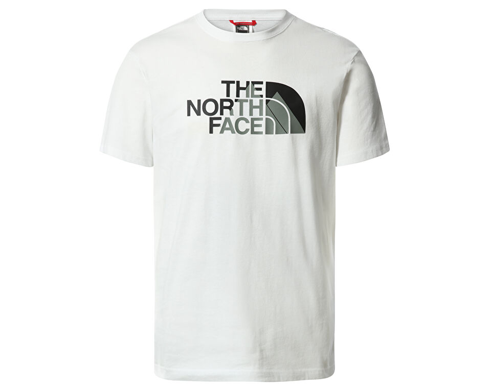 The North Face M Biner Graphic 1 Tee Erkek Günlük Tişört NF0A7R4HFN41 Beyaz
