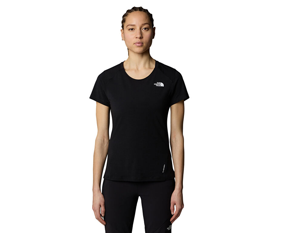 The North Face W Lightning Alpine S/S Tee Kadın Outdoor Tişörtü NF0A87HVJK31 Siyah